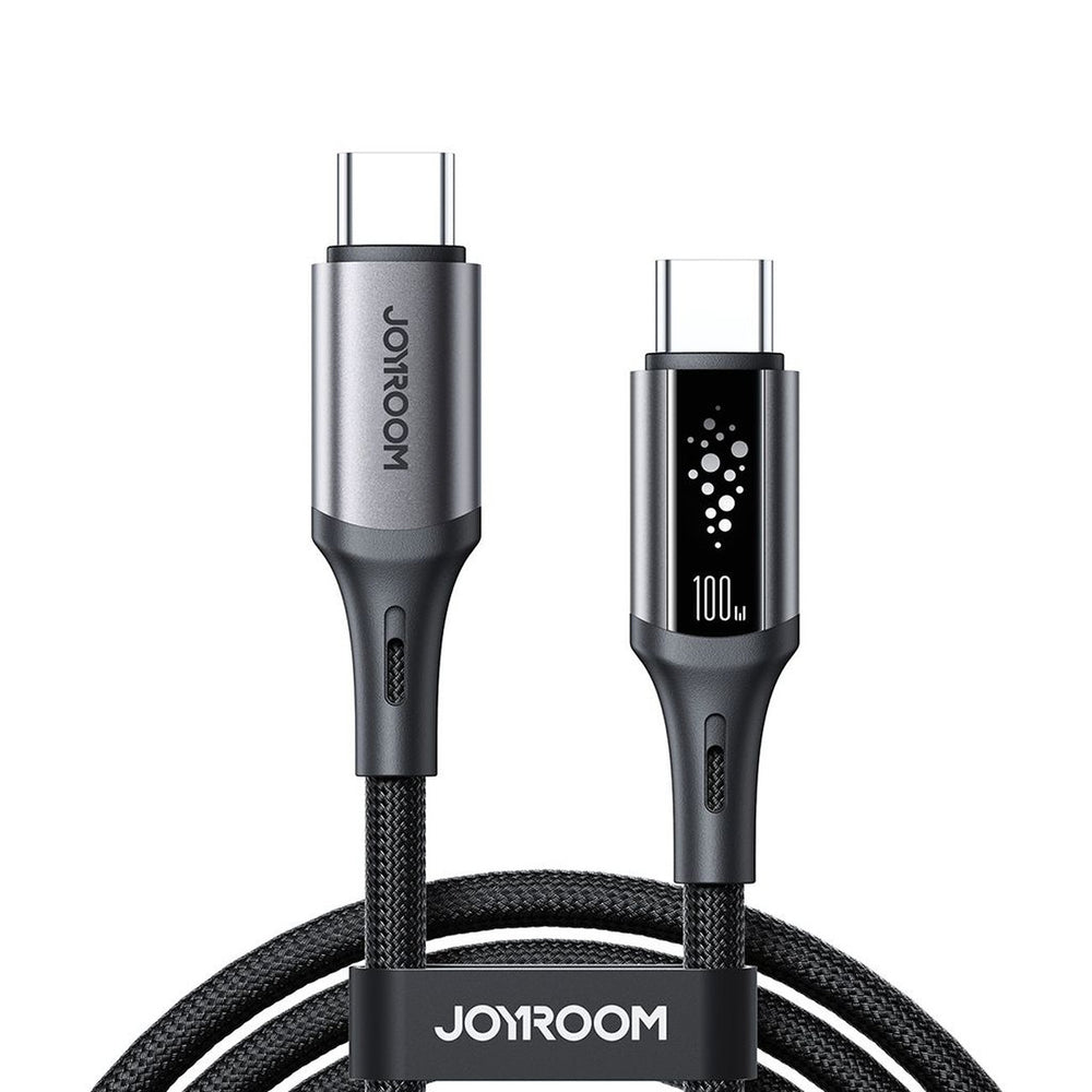 Joyroom S-A60 StarTalk 100W USB-C - USB-C Kabel 1,2 m - sort
