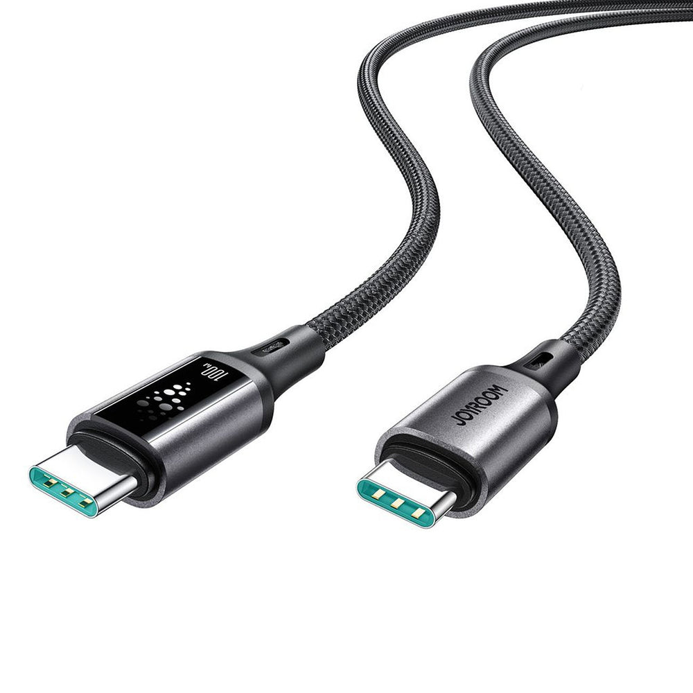 Joyroom S-A60 StarTalk 100W USB-C - USB-C Kabel 1,2 m - sort