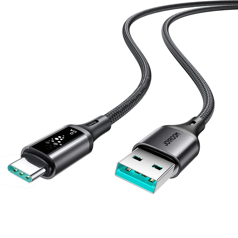Joyroom S-A60 StarTalk 3A USB-A - USB-C kabel 1,2 m - sort