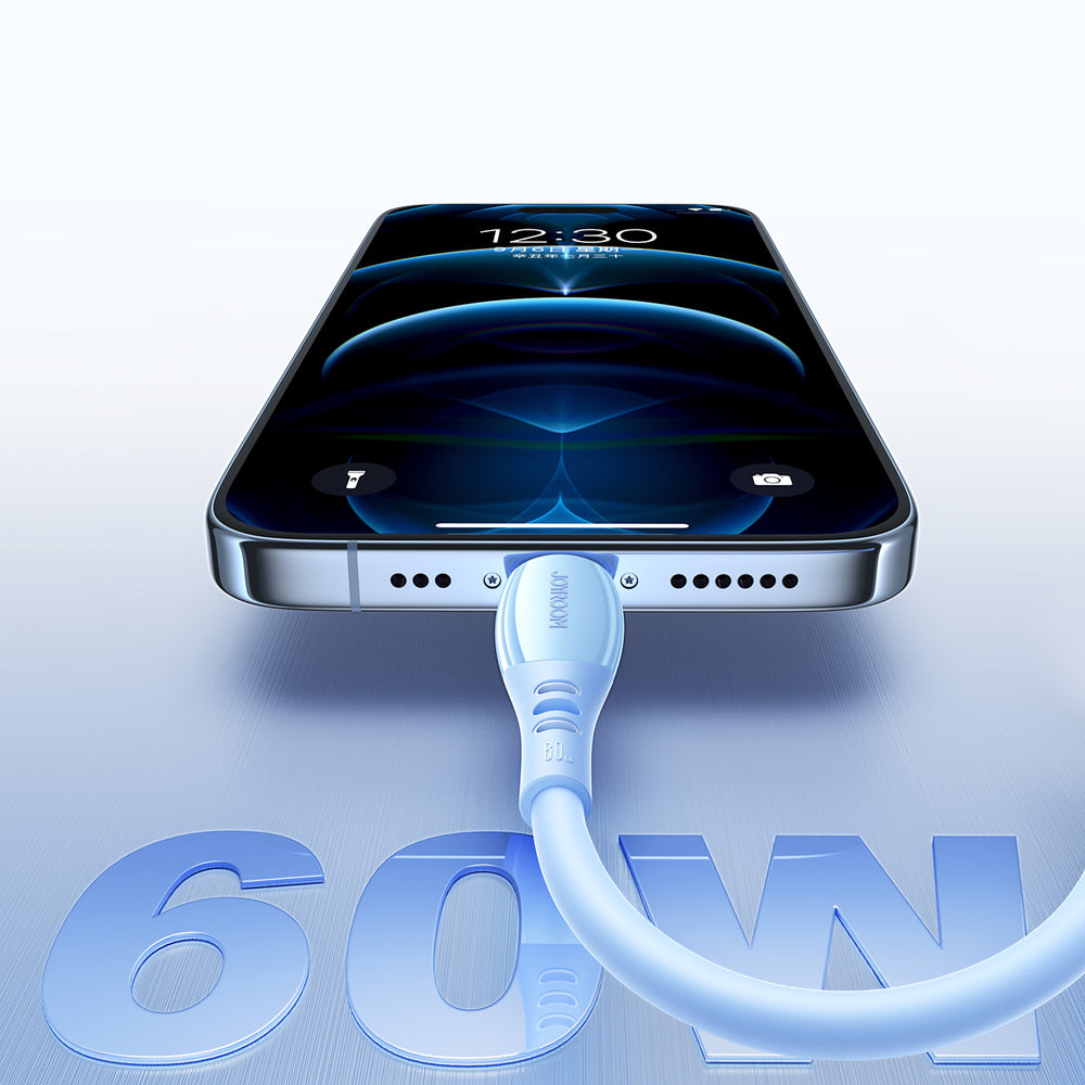 Joyroom S-A59 Vibrant Series 60W USB-C - USB-C cable 1.2m - blue