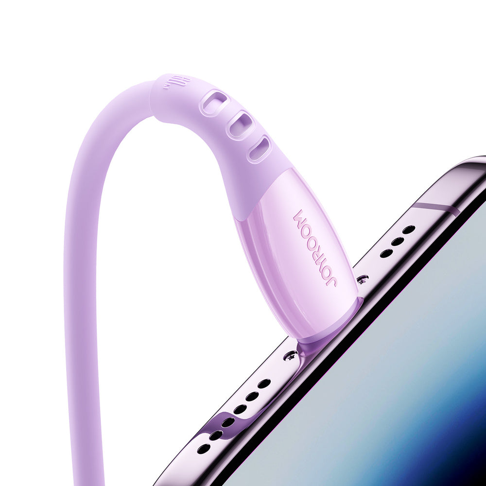 Joyroom S-A59 Vibrant Series 60W USB-C - USB-C-kabel 1,2 m - lilla