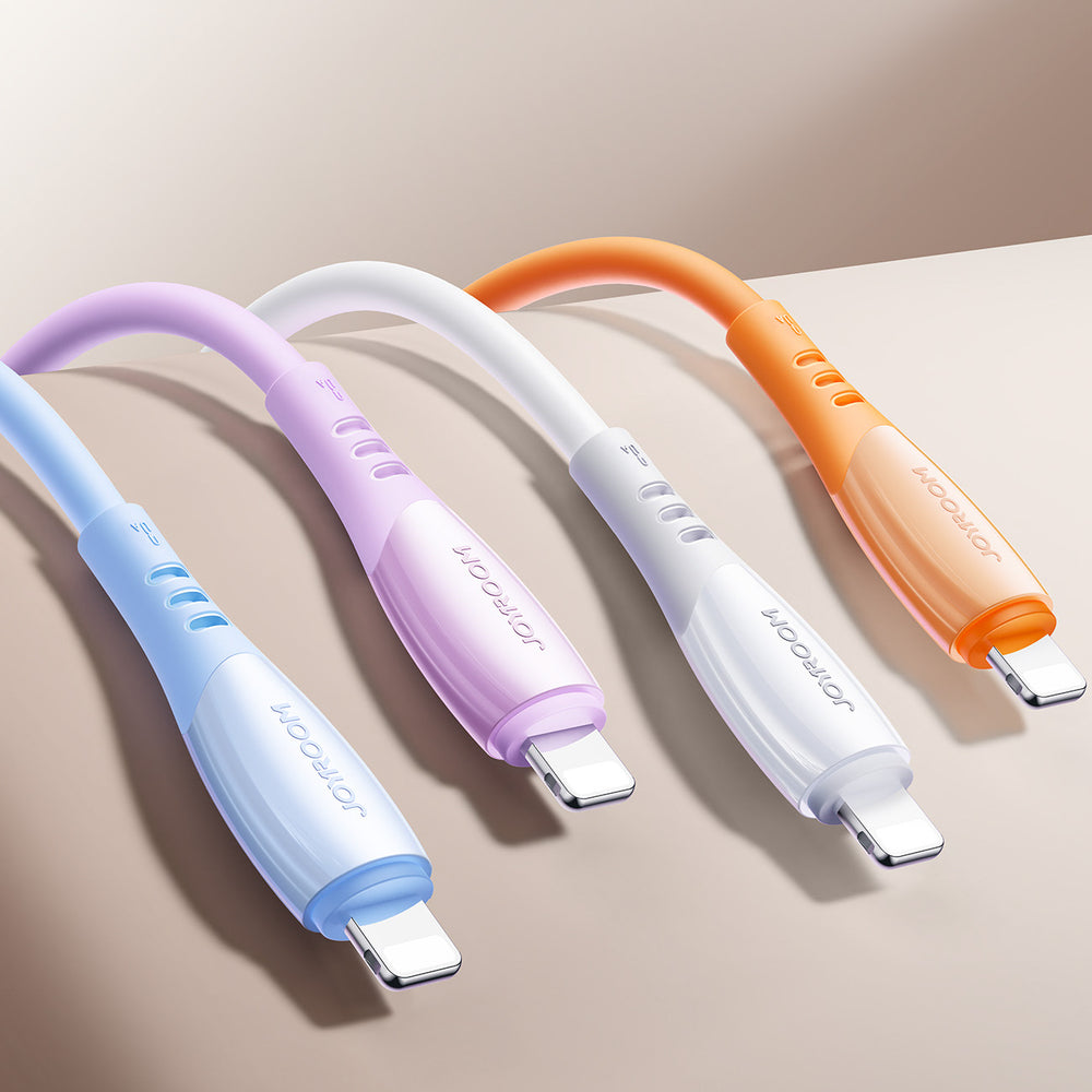 Joyroom S-A59 Vibrant Series 3A USB-A - Lightning kabel 1,2 m - orange