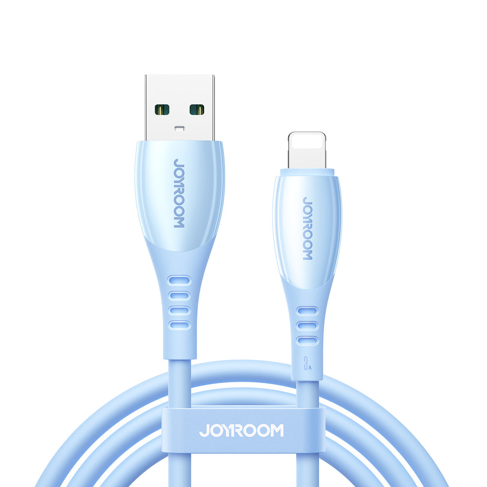 Joyroom S-A59 Vibrant Series 3A USB-A - Lightning kabel 1,2 m - blå