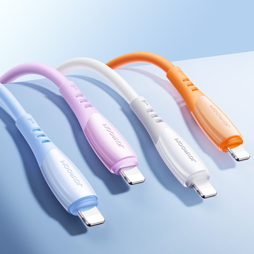 Joyroom S-A59 Vibrant Series 3A USB-A - Lightning kabel 1,2 m - blå
