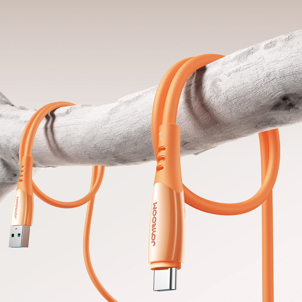 Joyroom S-A59 Vibrant Series 3A USB-A - USB-C Kabel 1,2 m - Orange