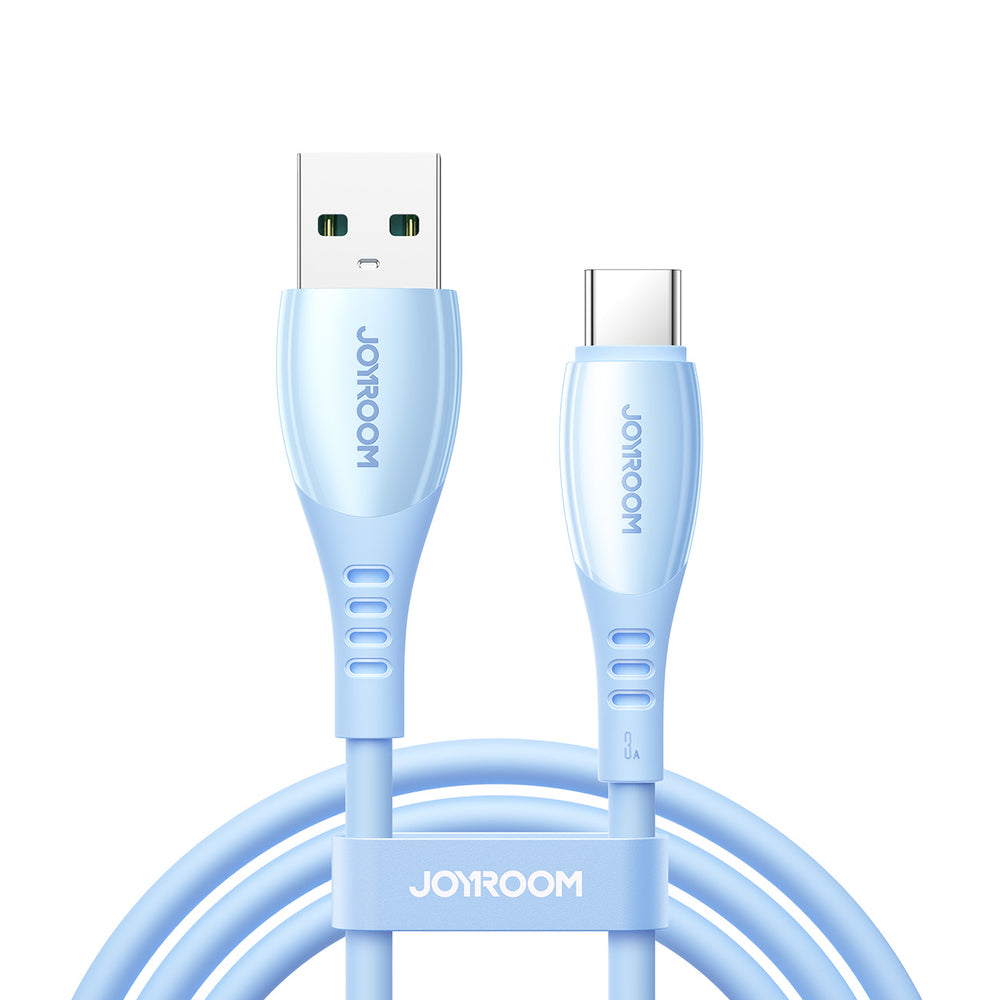 Joyroom S-A59 Vibrant Series 3A USB-A - USB-C kabel 1,2 m - blå