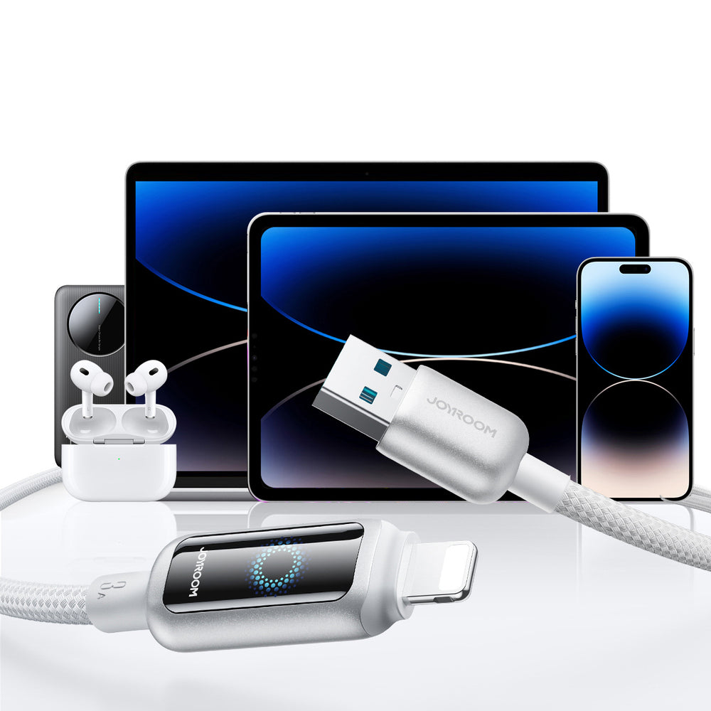 Joyroom S-A55 StarFlight 3A USB-A - Lightning kabel 1,2 m - hvid