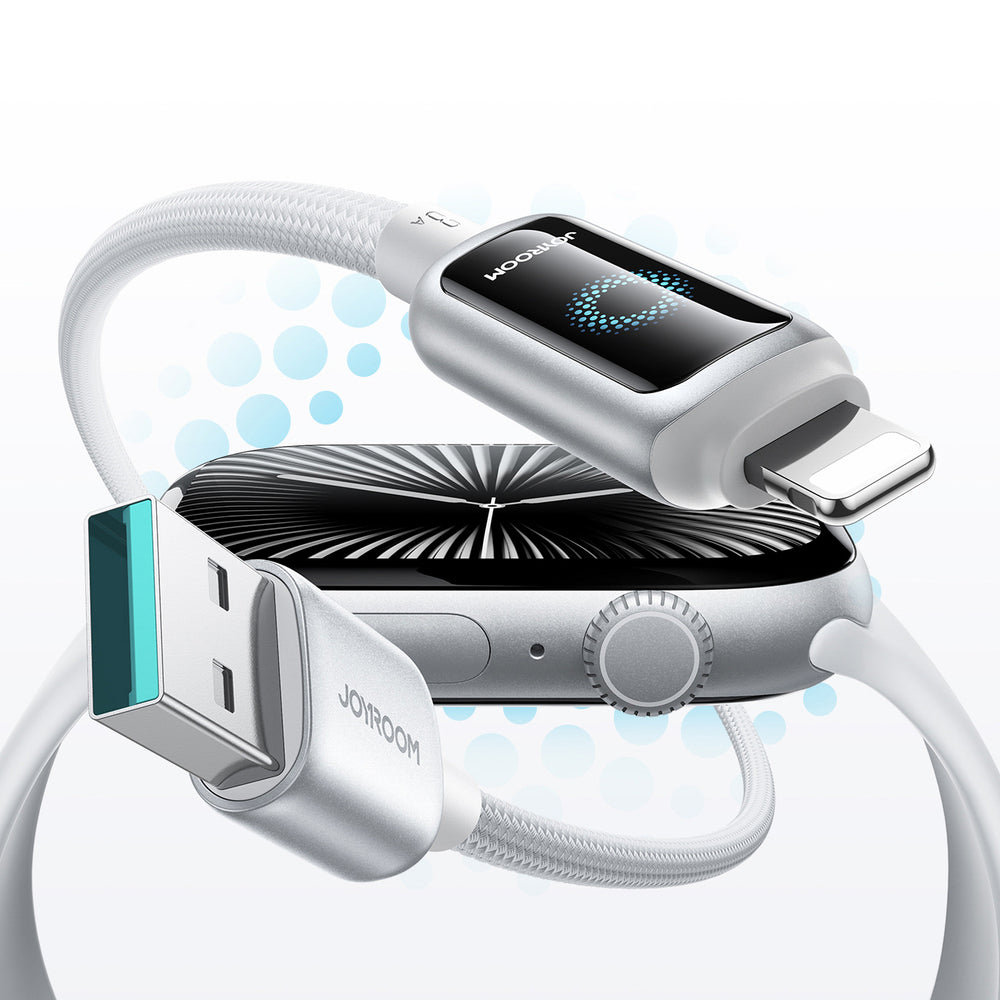 Joyroom S-A55 StarFlight 3A USB-A - Lightning kabel 1,2 m - hvid