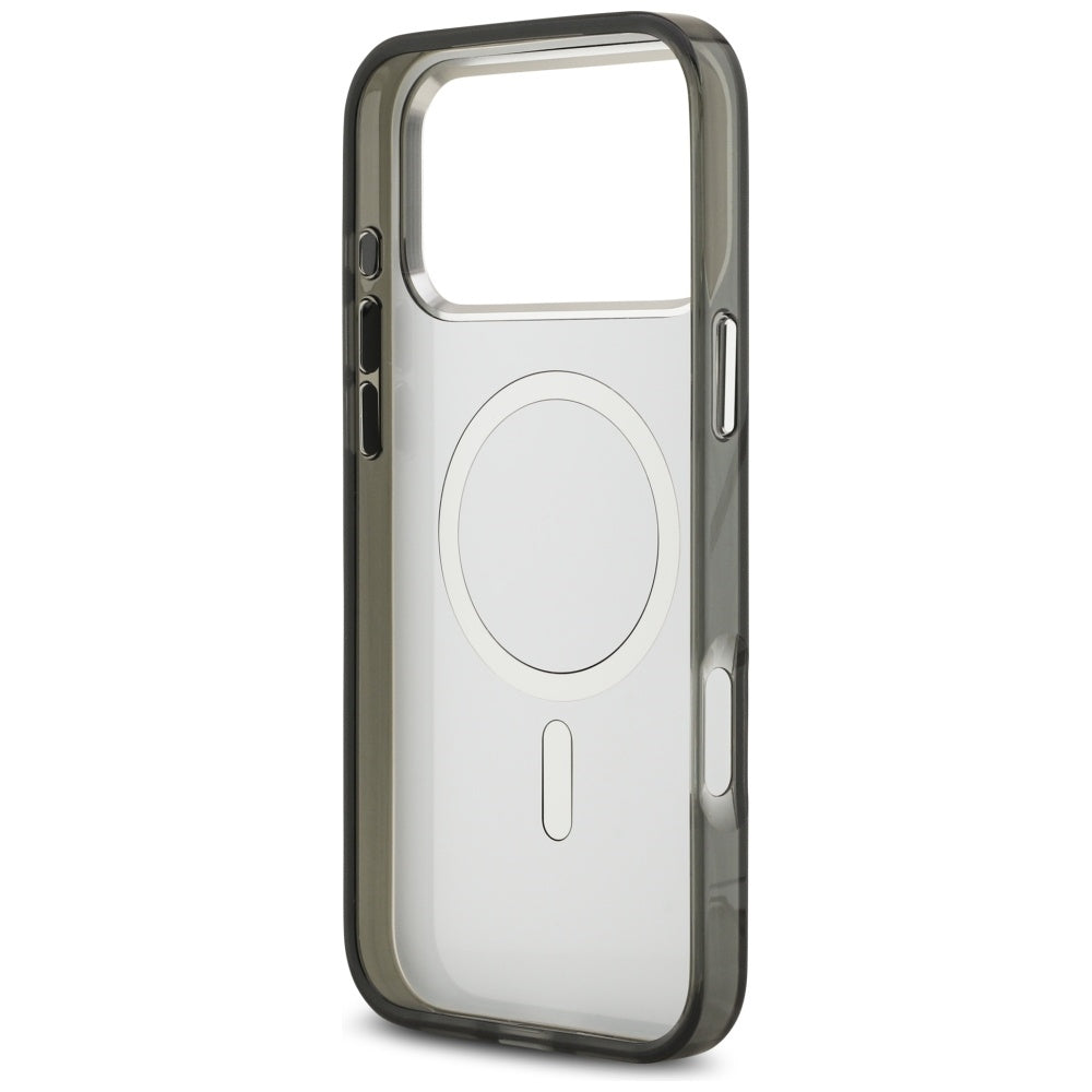 Karl Lagerfeld IML Aquarelle Karl & Choupette & Logo MagSafe Case for iPhone 17 Pro - Black