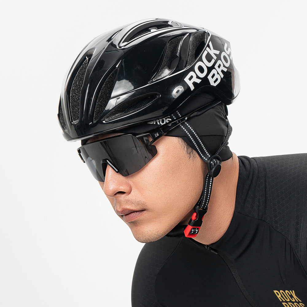Rockbros M015 Vinter Reversible Cykling Cap Størrelse 54-61 cm - sort