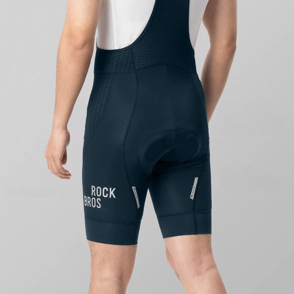 Rockbros YDDK009 Mænds cykelbybshorts med pad størrelse XXL - mørkblå