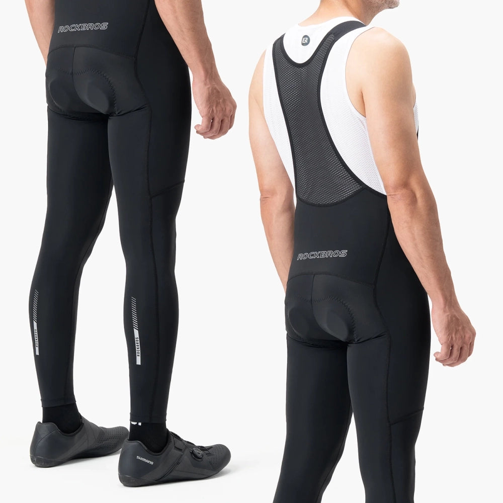Rockbros 200021 Lange cykelbybeshorts med pad størrelse M - sort