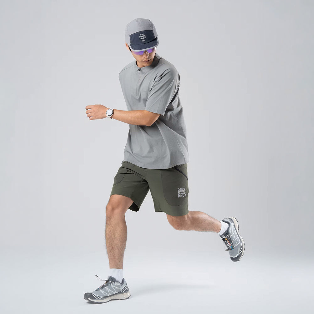 Rockbros YDDK015 Shorts med bælte størrelse XL - Grøn