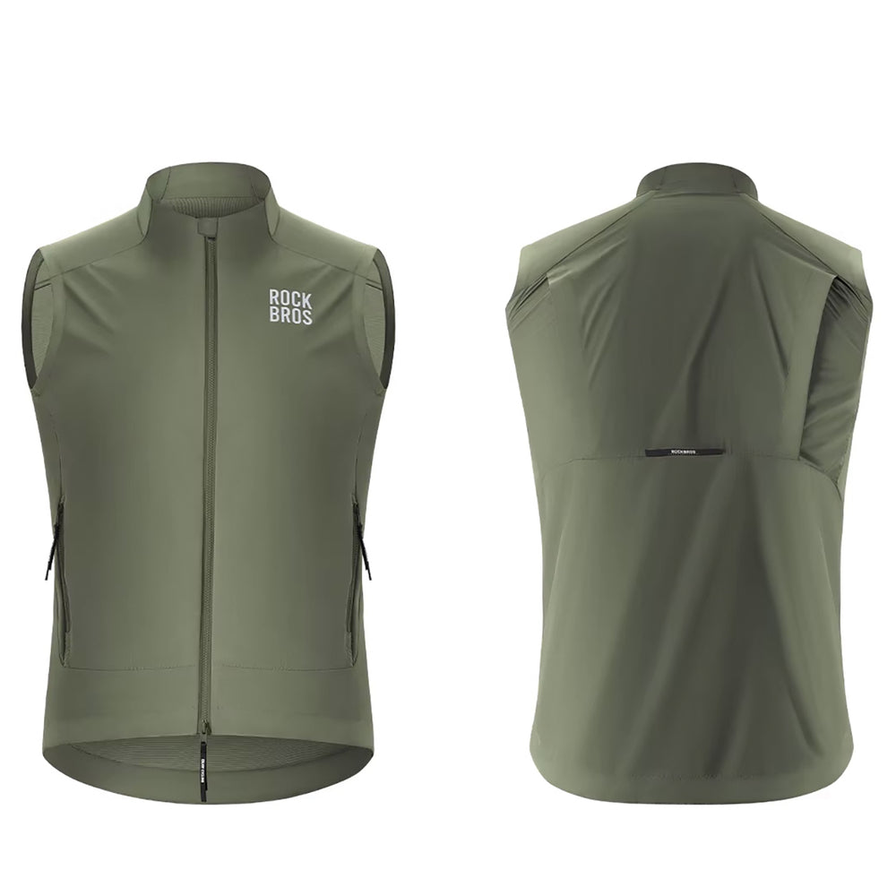 Rockbros YDMJ003 vindtæt vest Forår/Øst størrelse XXL - Grøn