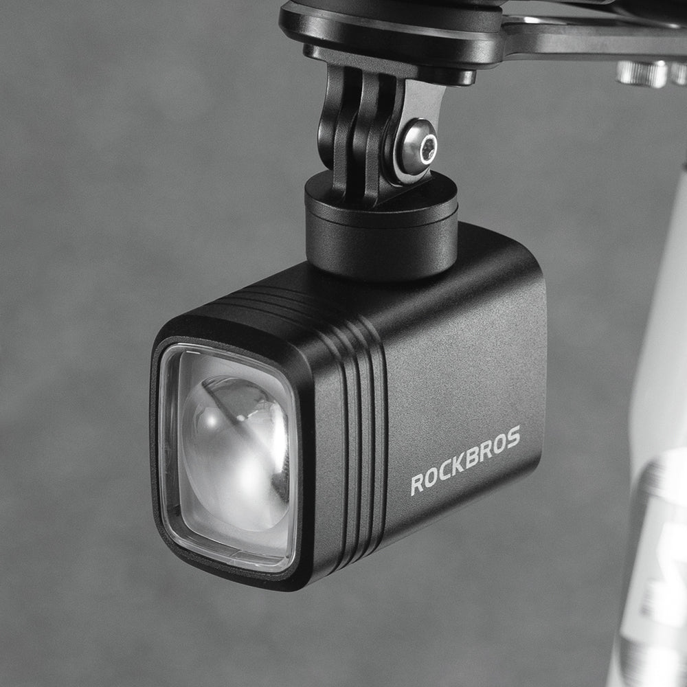 Rockbros M6 1000 lm front genopladelig cykellampe 2800 mAh - sort