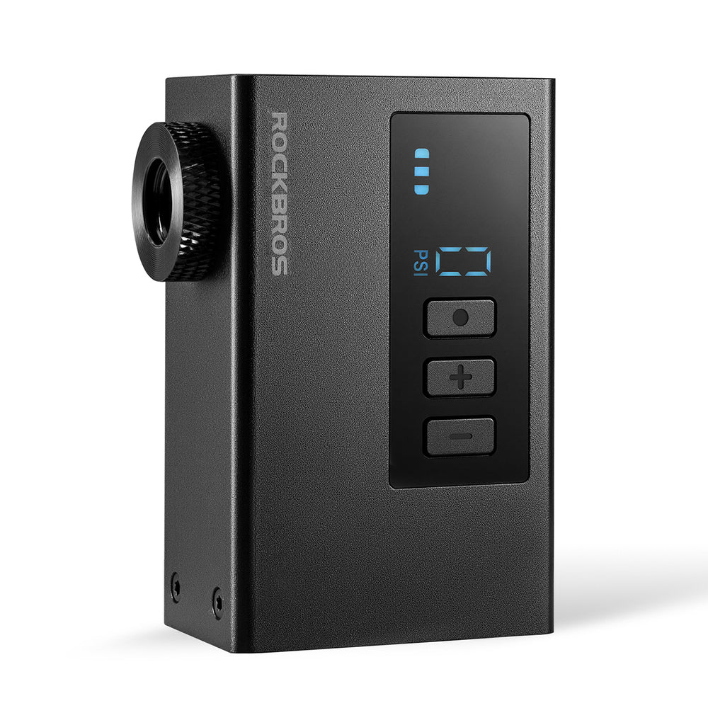 Rockbros AS240 PRO trådløs pumpe 120 psi kompressor 420mAh - sort