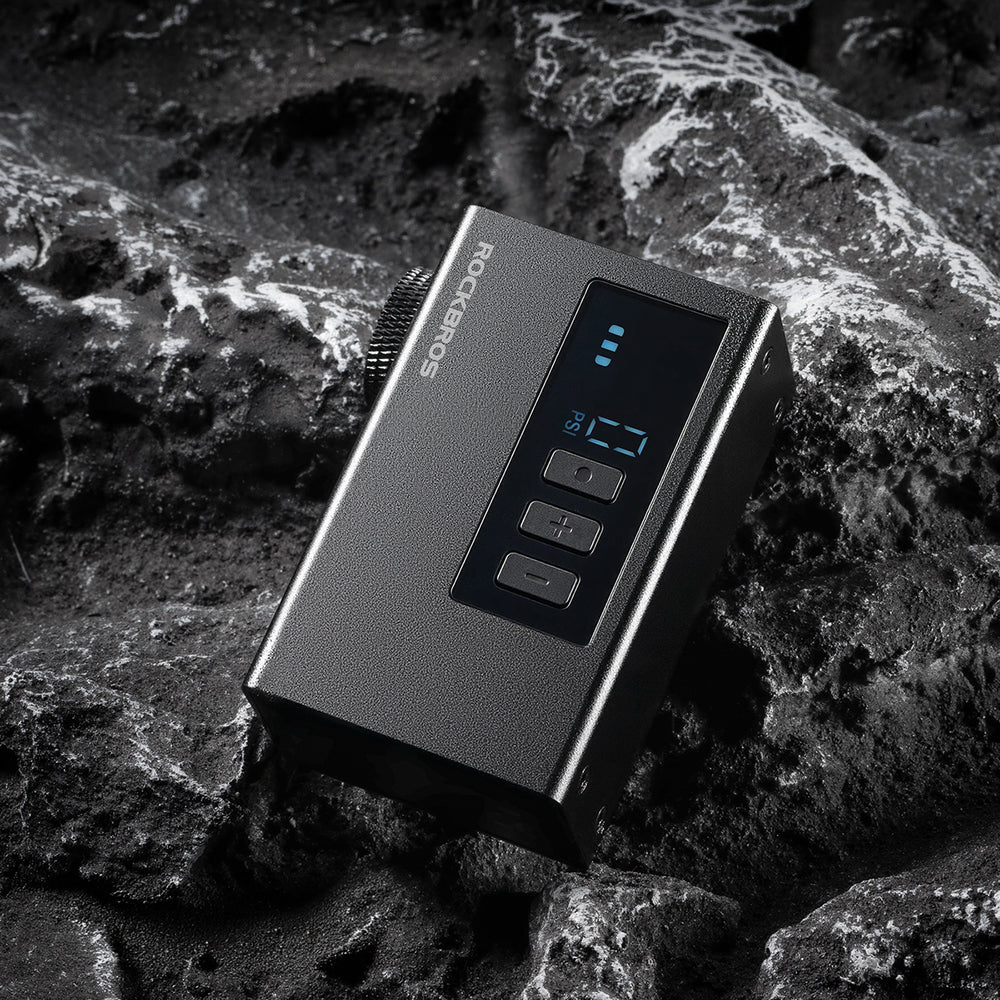 Rockbros AS240 PRO trådløs pumpe 120 psi kompressor 420mAh - sort