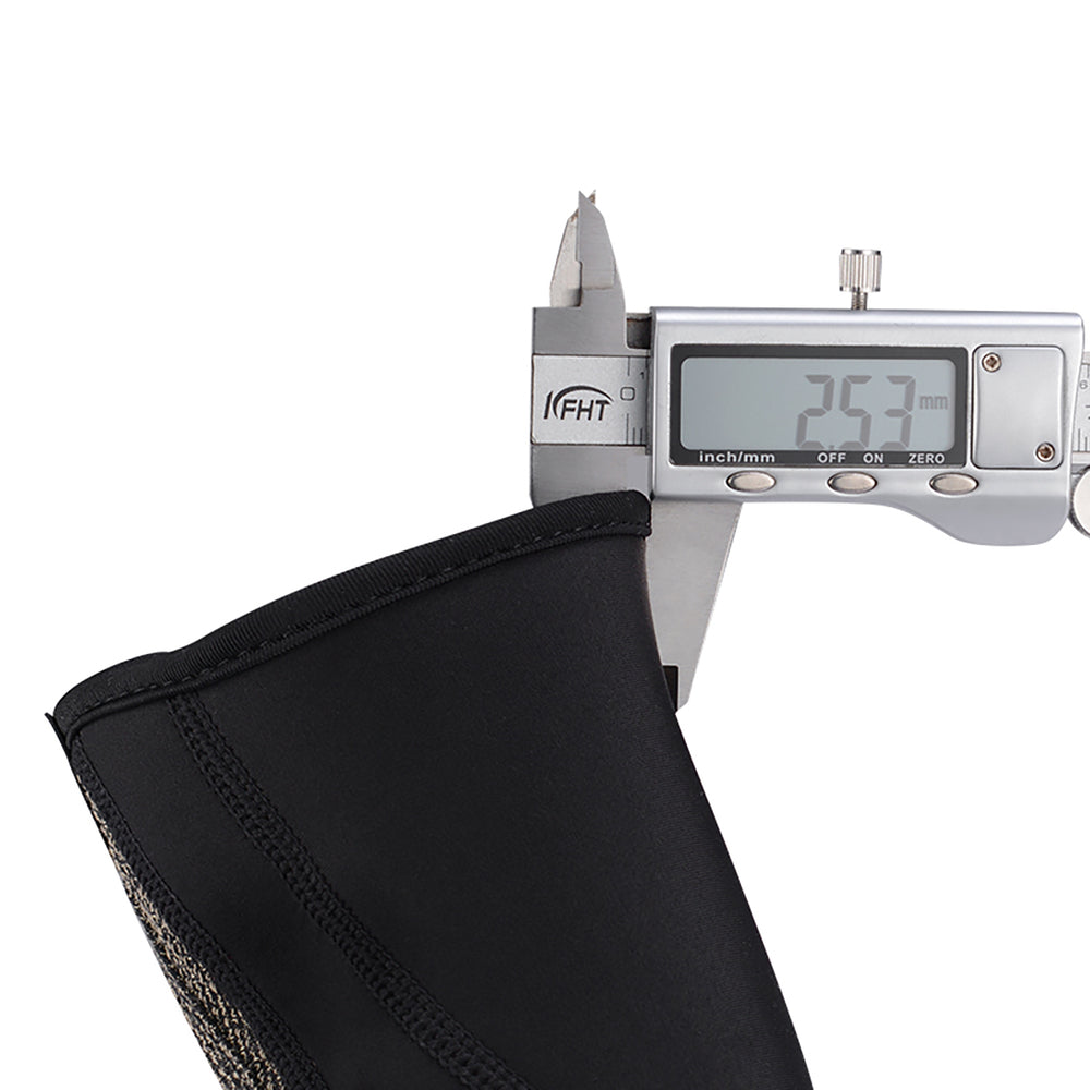 Rockbros LF1030 vindtæt isolerende sko med tåhjelm 36-42 cm - sort