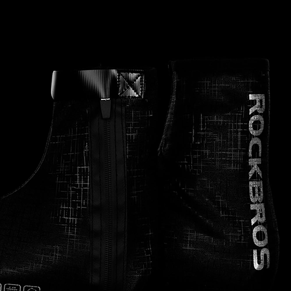 Rockbros LF1081 Windproof Waterproof Shoe Covers 42-46 cm - Black