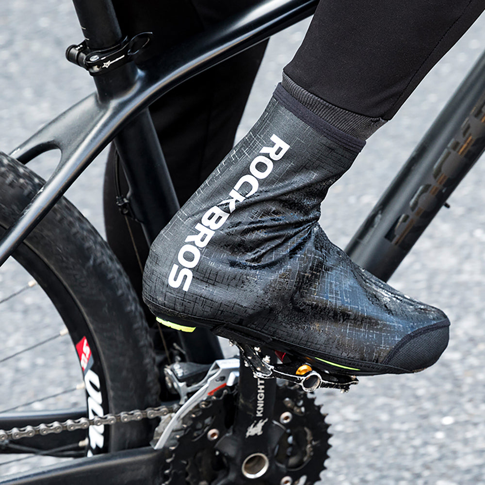 Rockbros LF1081 Windproof Waterproof Shoe Covers 42-46 cm - Black