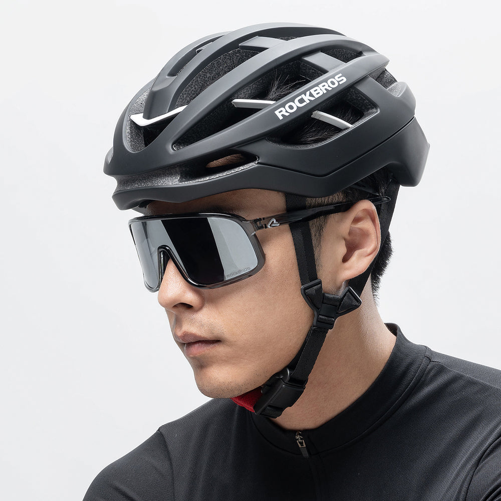 Rockbros HC-58BK-L cykelhjelm 58-61 cm - sort og grå