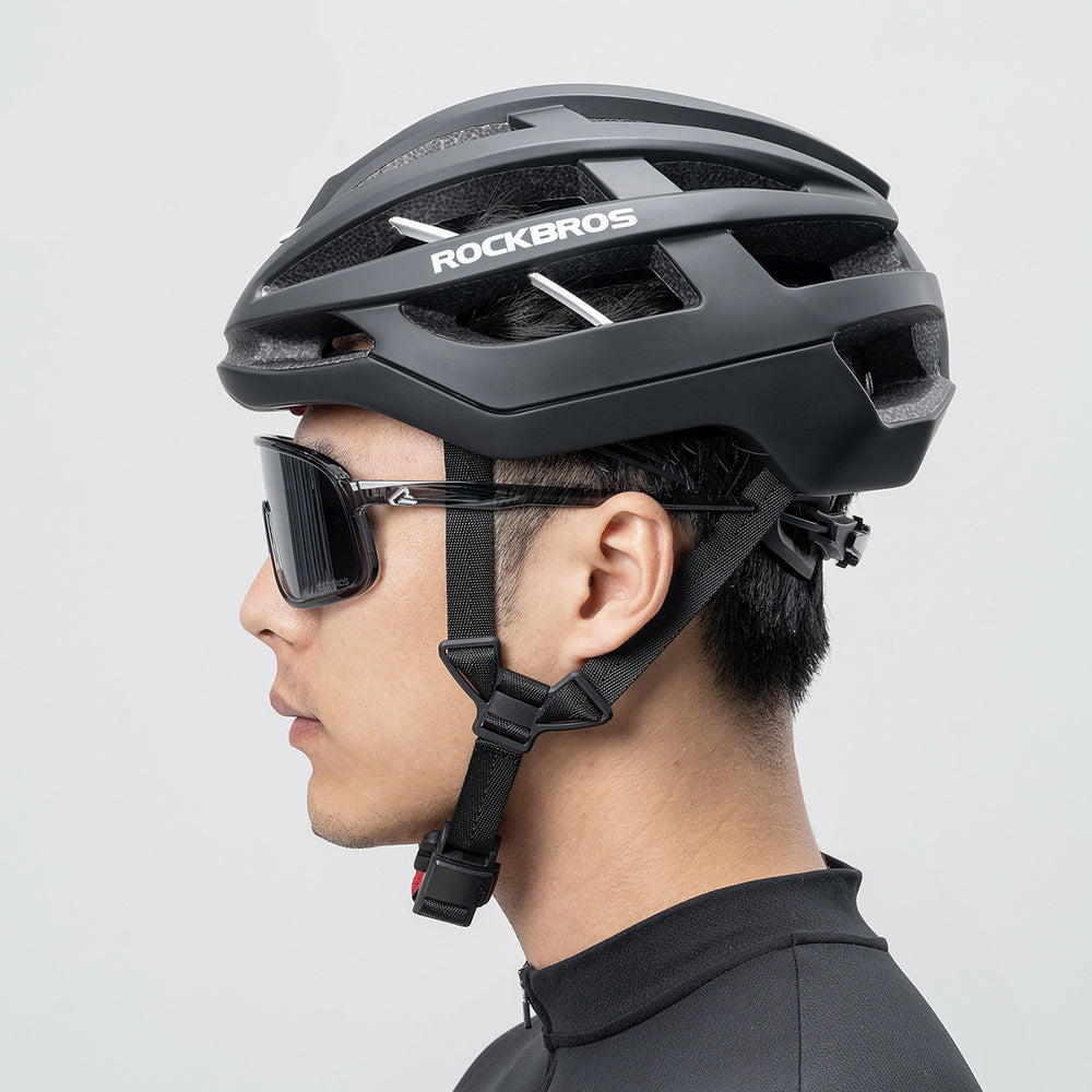 Rockbros HC-58BK-L cykelhjelm 58-61 cm - sort og grå