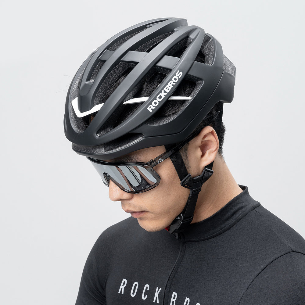 Rockbros HC-58BK-L cykelhjelm 58-61 cm - sort og grå