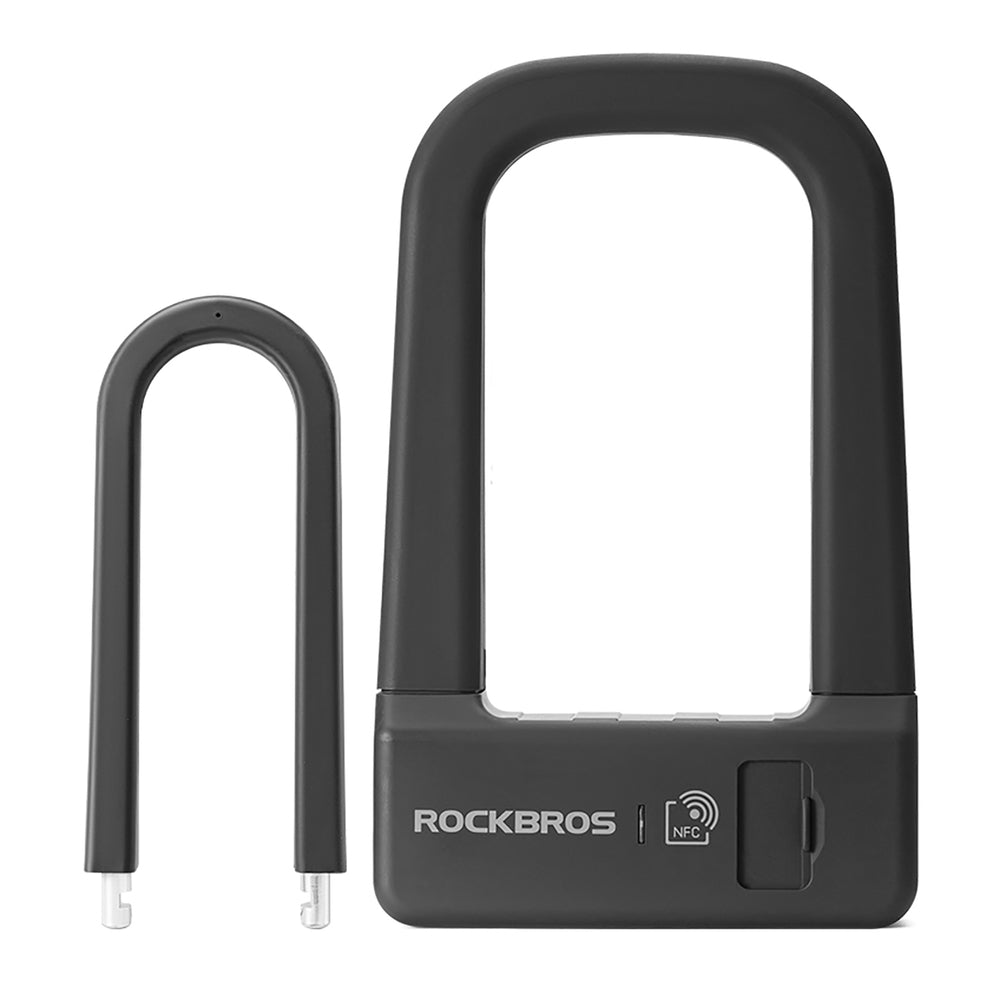Rockbros RBNS1 SMART Bike Lock with NFC Reader - Black