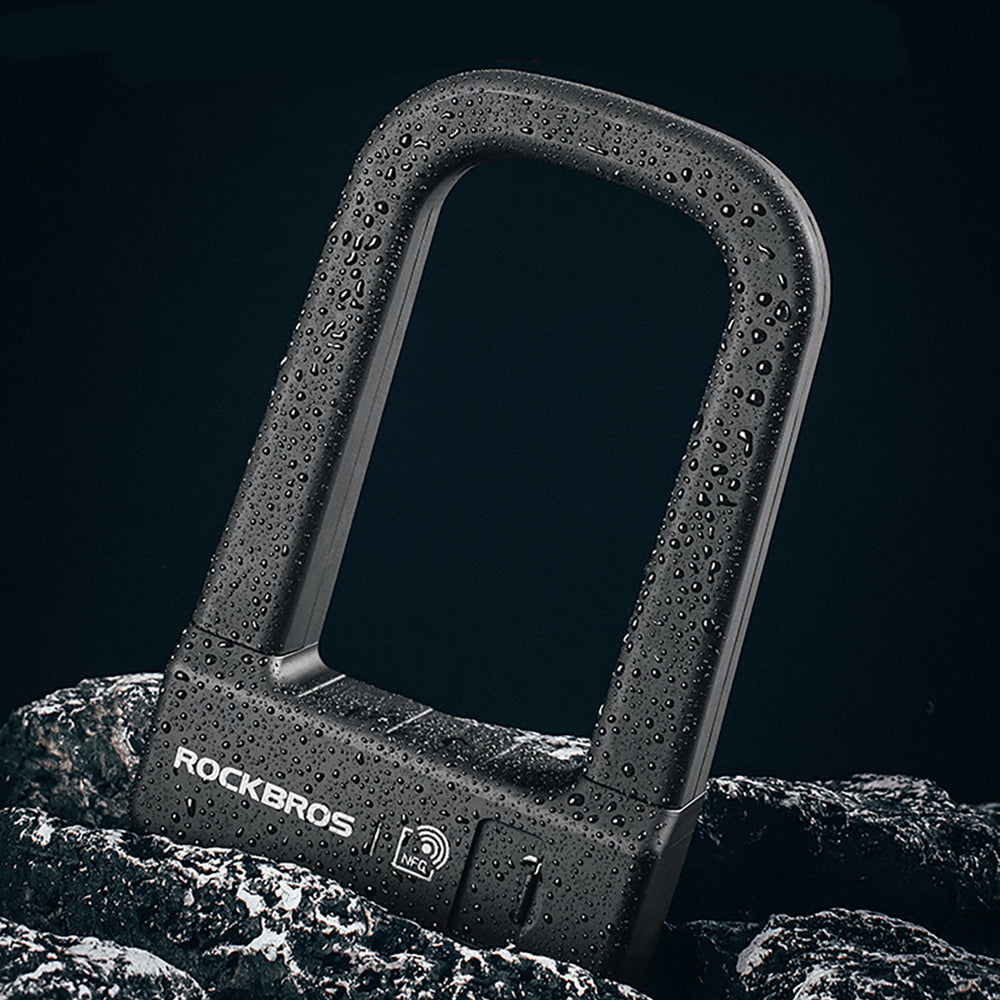 Rockbros RBNS1 SMART Bike Lock with NFC Reader - Black