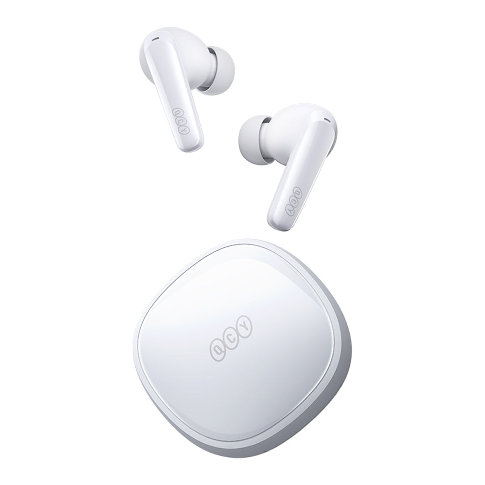 QCY T13X In-Ear Headphones med ENC IPX5 Bluetooth 5.3 - Hvid