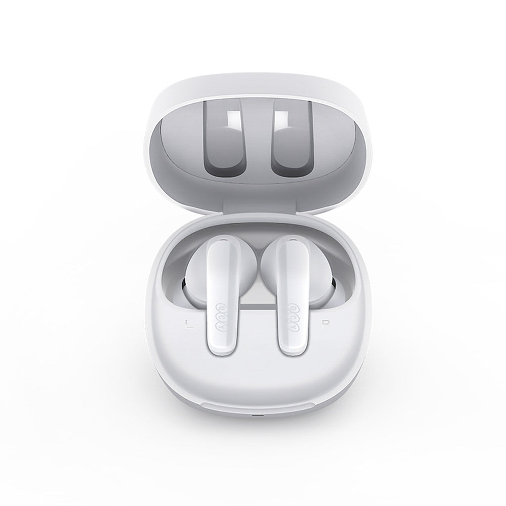QCY T13X In-Ear Headphones med ENC IPX5 Bluetooth 5.3 - Hvid