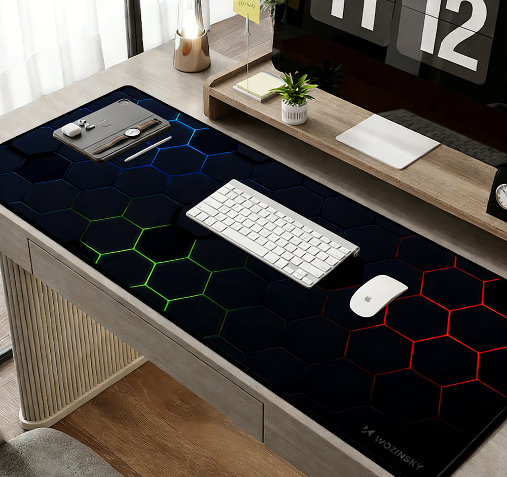 Wozinsky WPD-B800 Gaming Desk Pad 800x300mm Waterproof with Pattern - Black