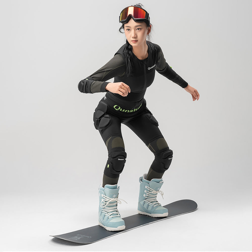 Qunature ski- hoftebeskyttere - Advanced L Ski, snowboard, skøjter - sort