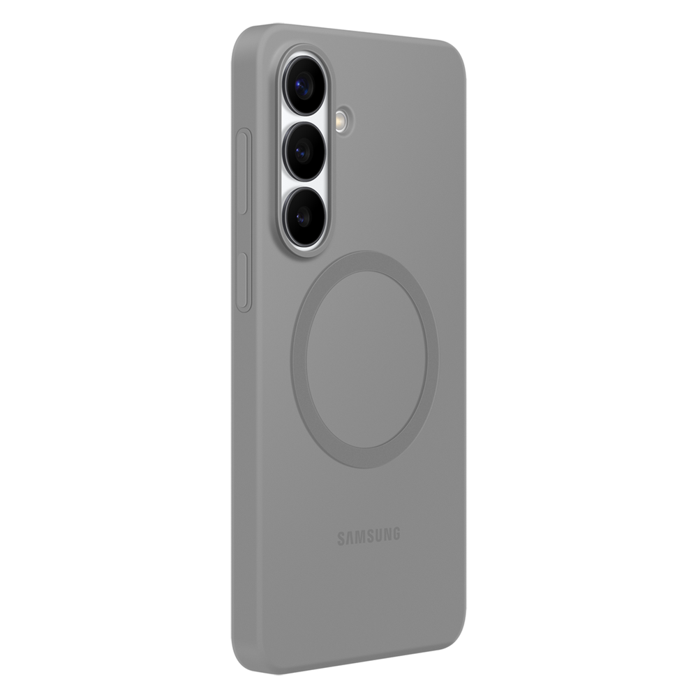 Samsung Silicone Magnet Case til Samsung Galaxy S26+, kompatibel med MagSafe - grå