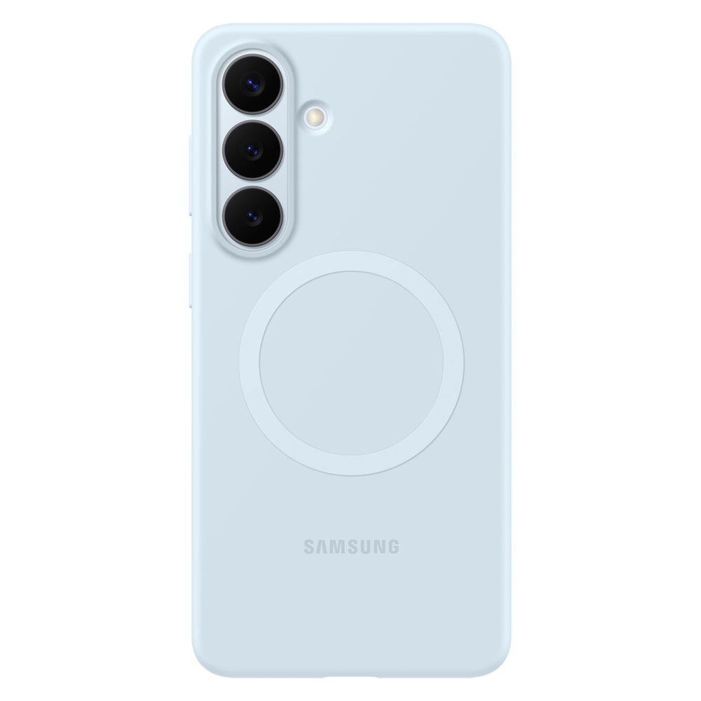 Samsung Silicone Magnet Case til Samsung Galaxy S26+, kompatibel med MagSafe - blå