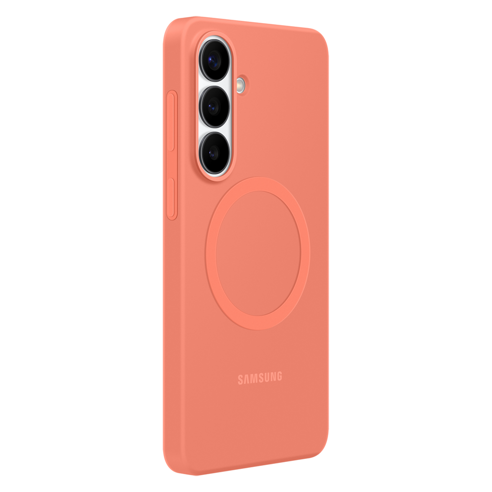 Samsung Silicone Magnet Case til Samsung Galaxy S26+, kompatibel med MagSafe - rød