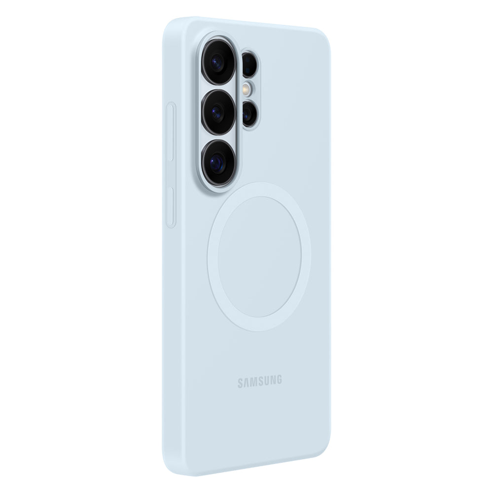Samsung Silicone Magnet Case til Samsung Galaxy S26 Ultra, MagSafe Kompatibel - Blå