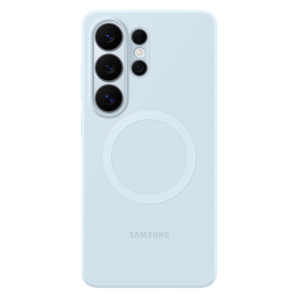 Samsung Silicone Magnet Case til Samsung Galaxy S26 Ultra, MagSafe Kompatibel - Blå