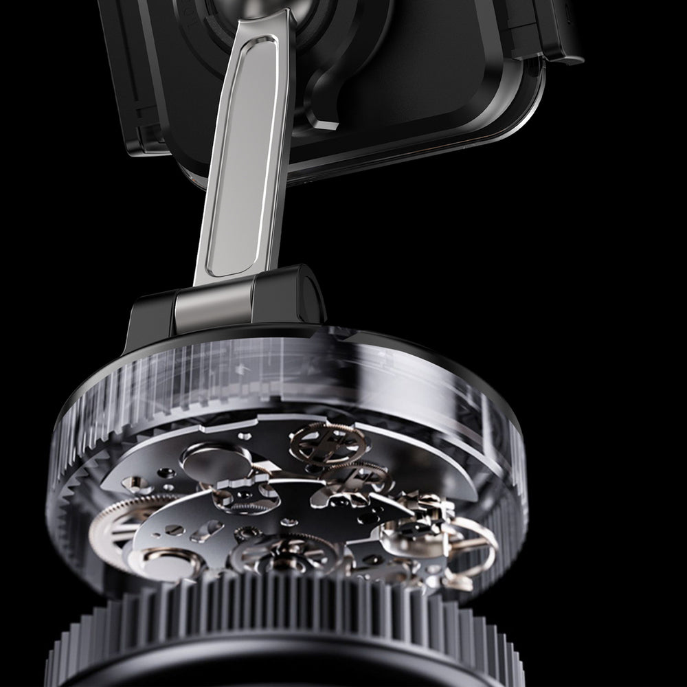 Dudao F24PLUS bilholder med sugekop til instrumentbrættet - sort