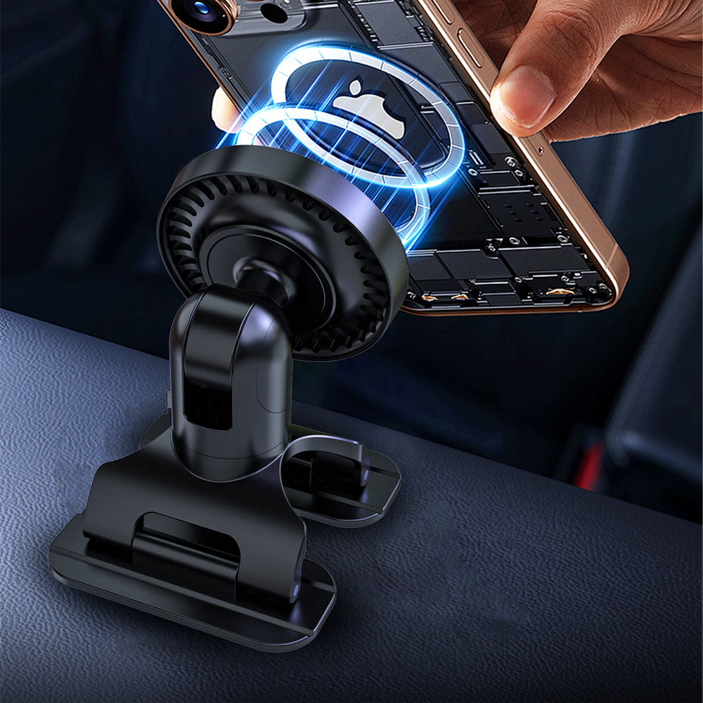 Dudao F25 MagSafe-kompatibel bilmontering til instrumentbræt eller forrude - sort