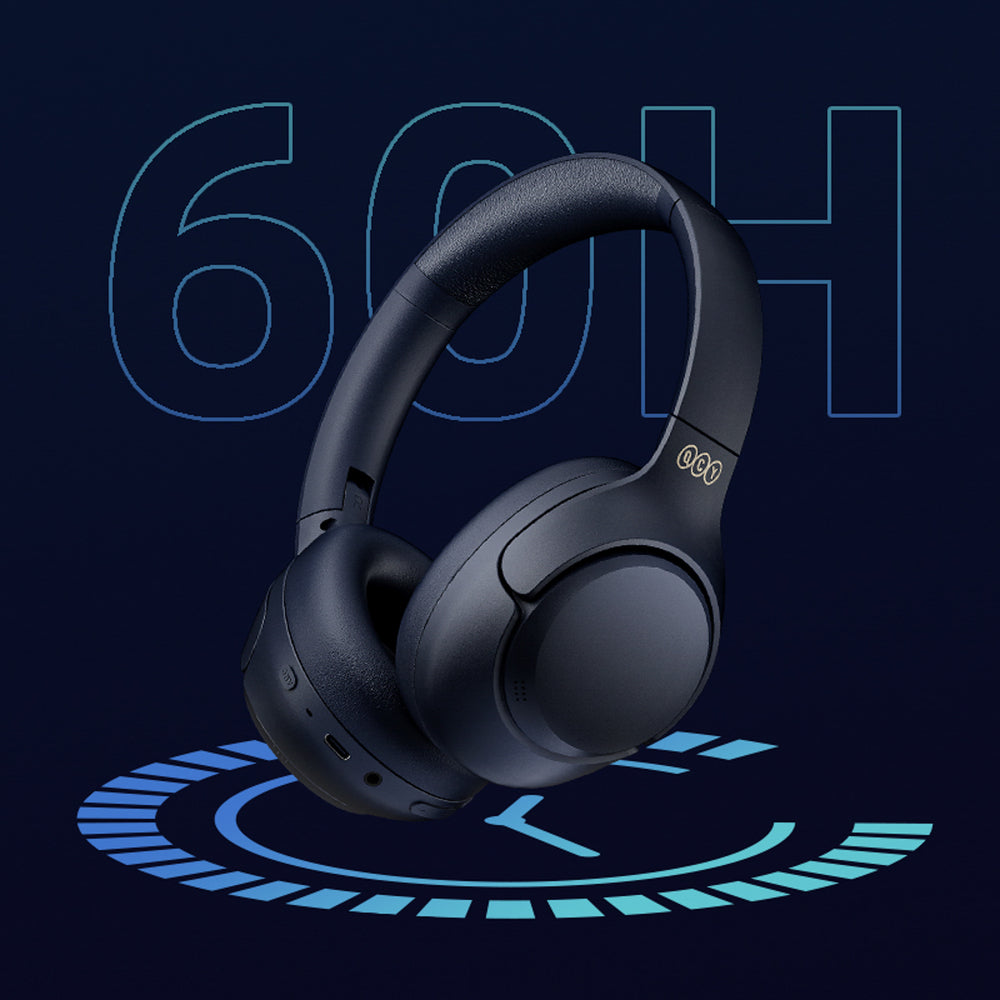 QCY H3 Over-Ear Headphones med ANC og Bluetooth 5.4 - sort