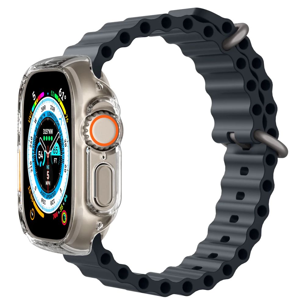 Spigen Thin Fit Case til Apple Watch Ultra 1 / 2 / 3 (49 mm) - Gennemsigtig