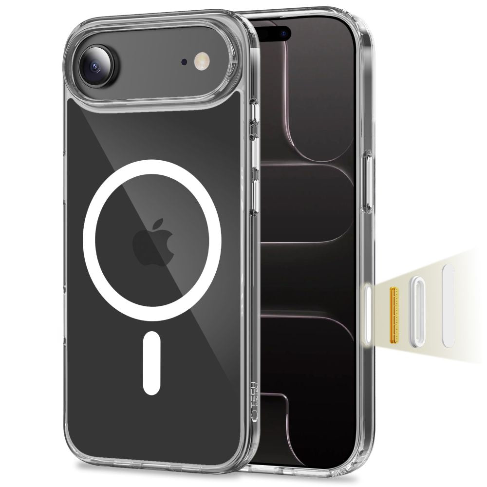 Tech-Protect Flexair Hybrid CC MagSafe Case til iPhone Air - klar