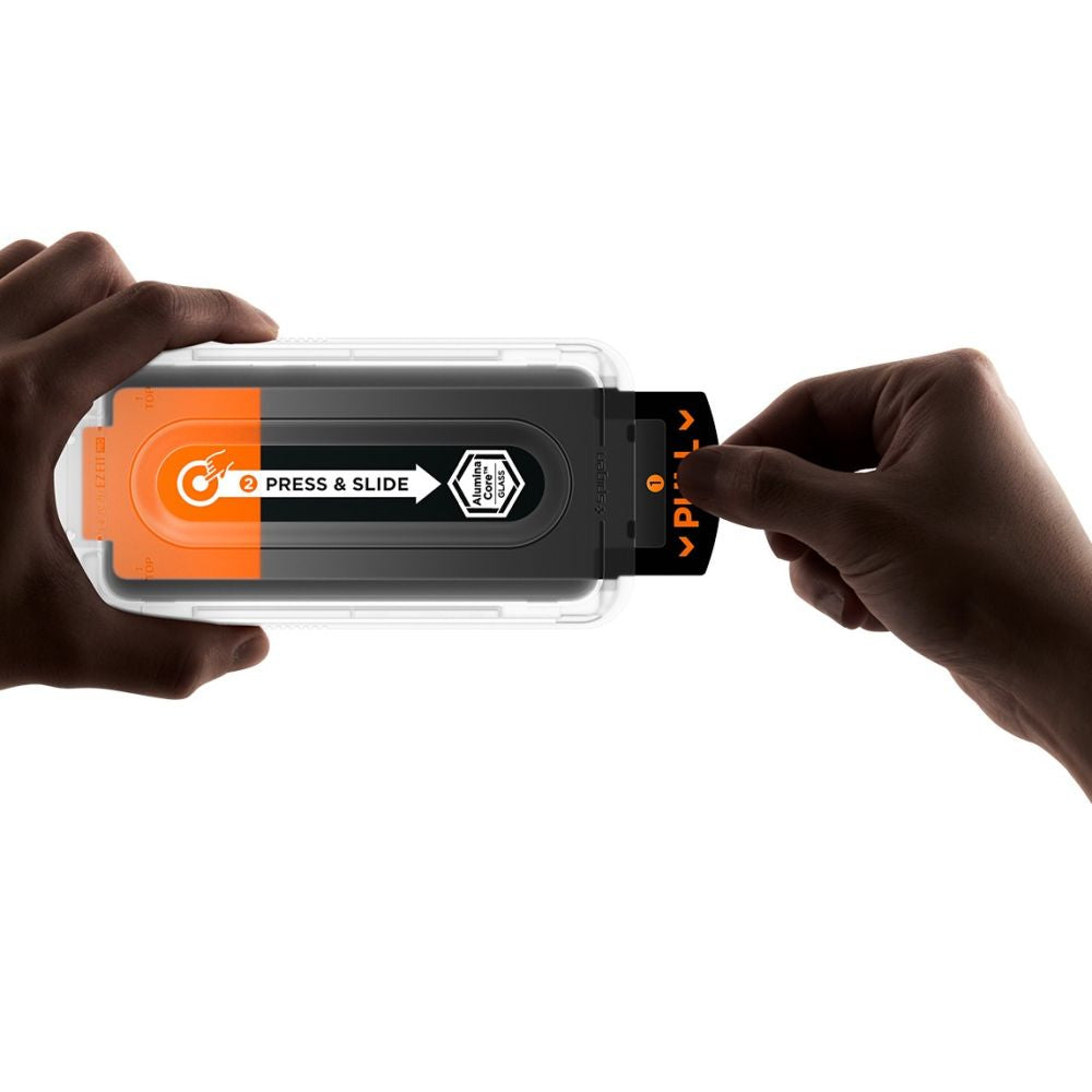 Spigen Glas.tR "EZ Fit Pro" HD-temperet glas 2-pakke til Samsung Galaxy S25 FE