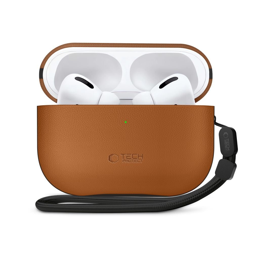 Tech-Protect NaturalFit Case til AirPods Pro 3 - Brunt