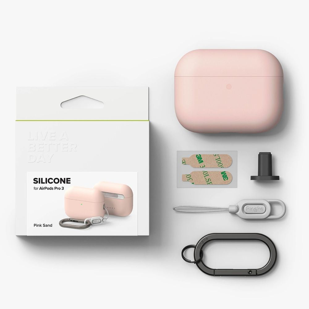 Ringke Silicone Case til AirPods Pro 3 - Pink