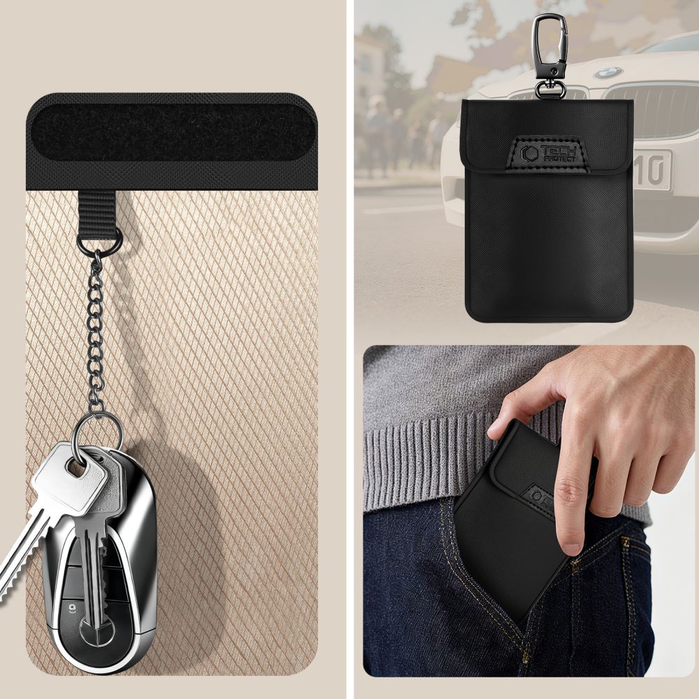 Tech-Protect KLR400 - nøgleforsegler mod tyveri - sort