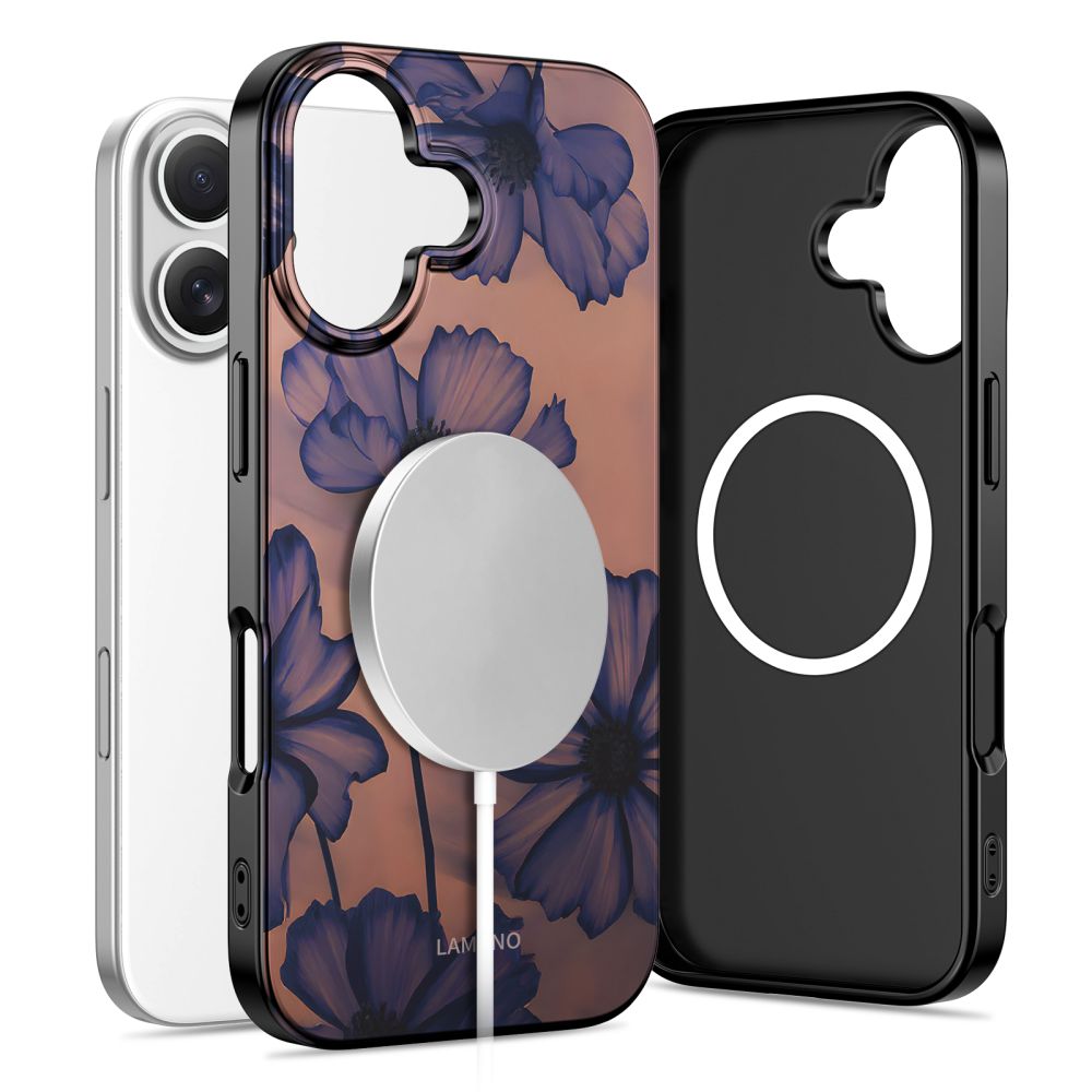 Tech-Protect Lamano MagSafe-hylster til iPhone 16 - brun-lila