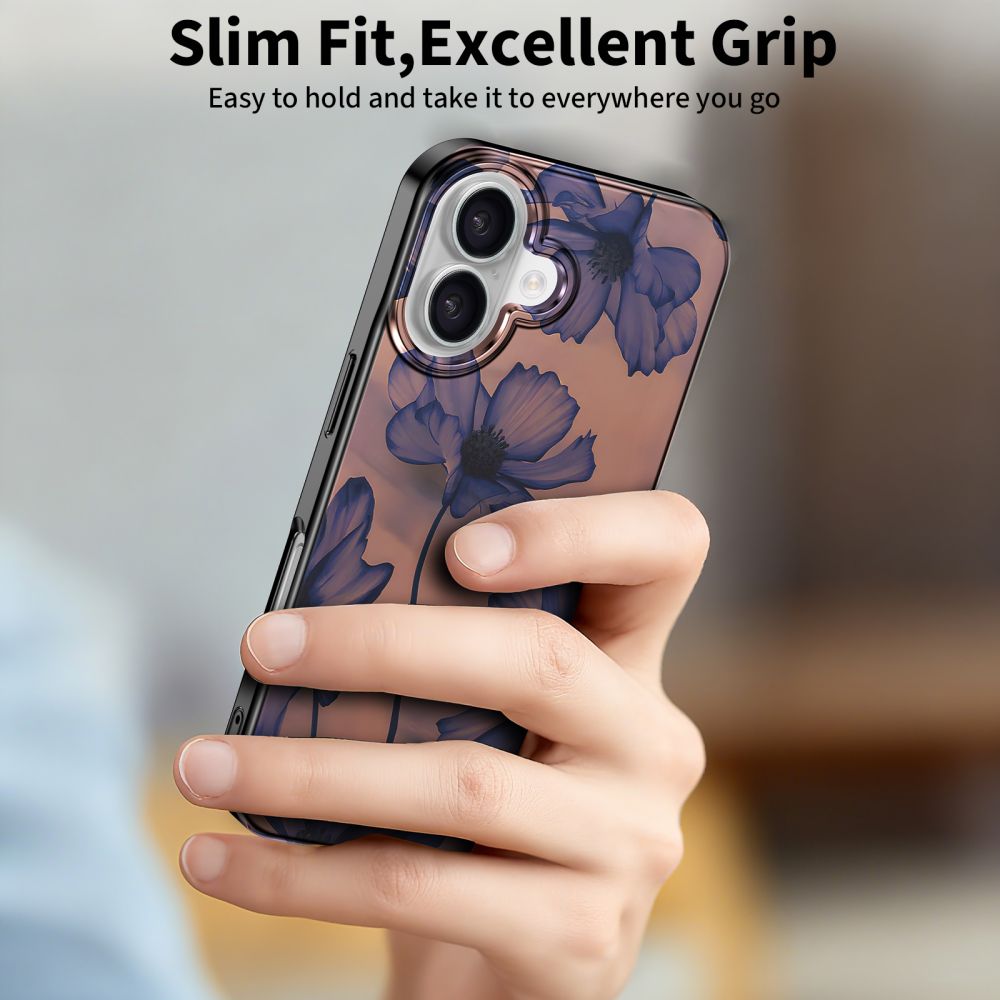 Tech-Protect Lamano MagSafe-hylster til iPhone 16 - brun-lila