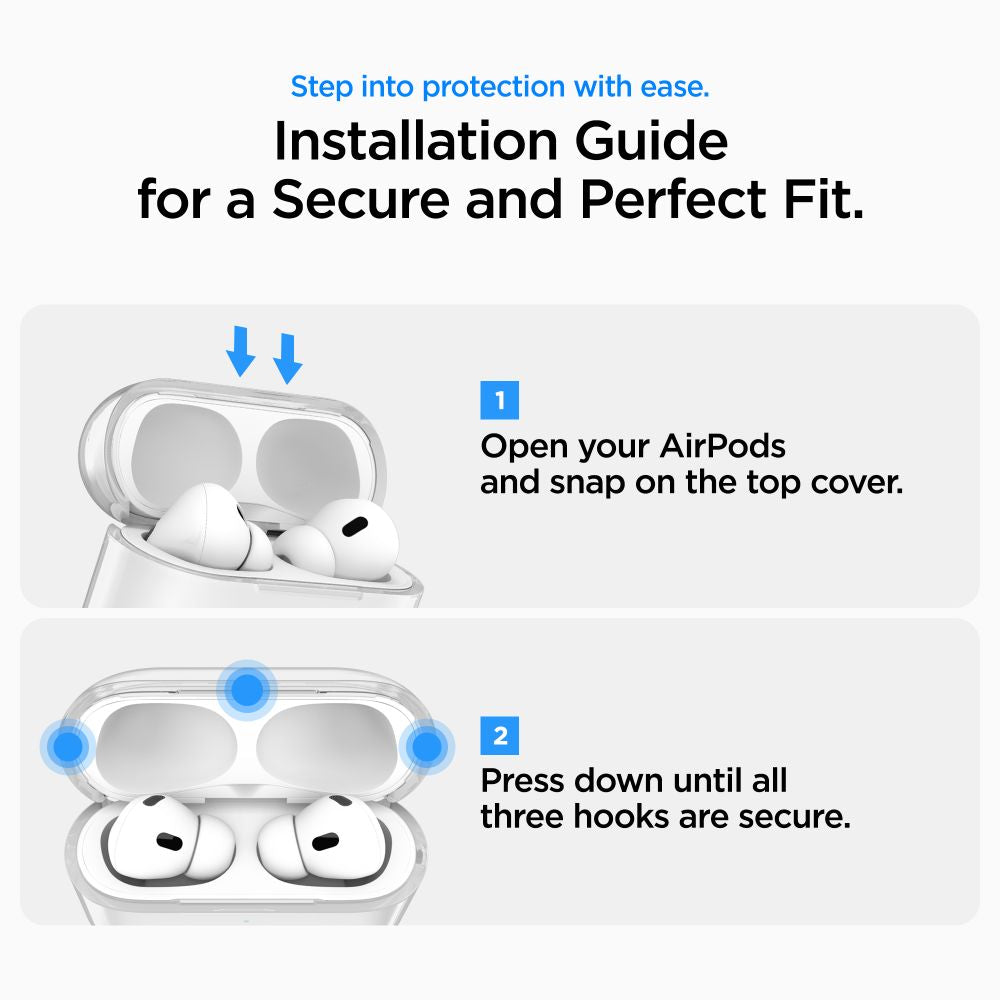 Spigen Liquid Crystal Case til AirPods Pro 3 - gennemsigtigt